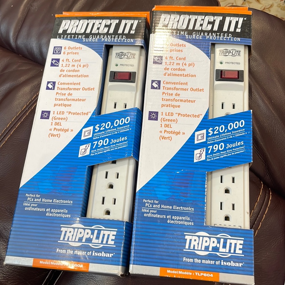 Tripp Lite 6 Outlet Surge Protector Power Strip (selling separately)